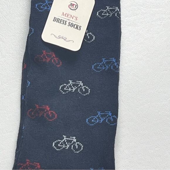 Bicycle Print  Logo Design Multi-color Style Crew Socks
  NWT - Picture 8 of 9